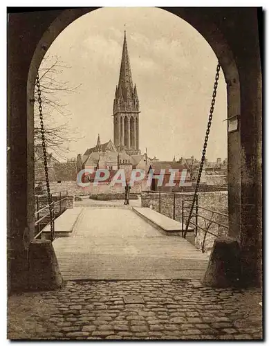 Cartes postales Caen Eglise Clocher de Saint Pierre