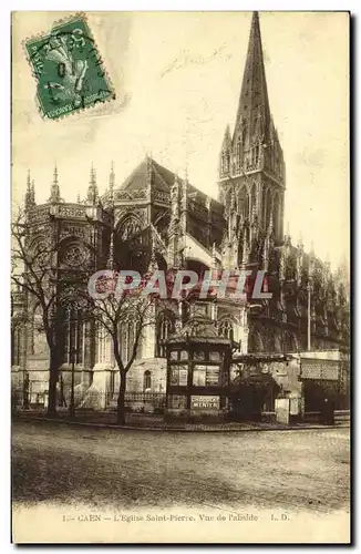 Cartes postales Caen Eglise Saint Pierre Vue de L Abside