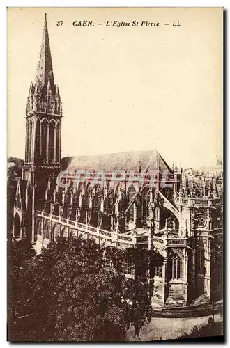 Cartes postales Caen Eglise Saint Pierre