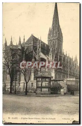 Cartes postales Caen Eglise Saint Pierre Abside Vue de