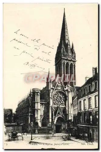 Cartes postales Caen Eglise Saint Pierre