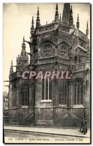 Cartes postales Caen Eglise Saint Pierre Detail de L Abside