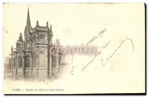 Cartes postales Caen Eglise Saint Pierre Abside