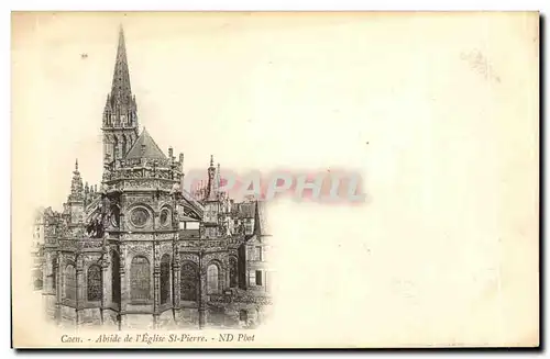 Cartes postales Caen Eglise Saint Pierre Abside