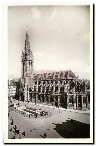 Cartes postales Caen Eglise St Pierre et la Place Saint Pierre