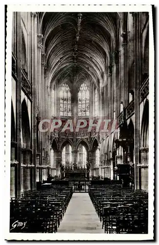 Cartes postales Caen Eglise St Pierre Interieur Riche decoration flamboyante de l abside Maitre autel Louis XIV