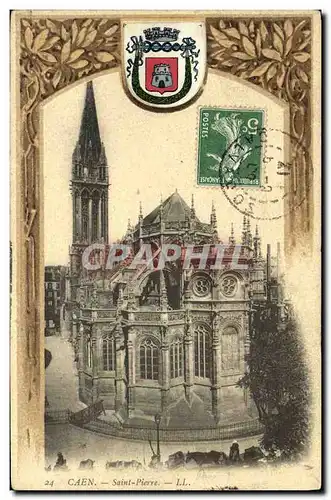 Cartes postales Caen L Eglise Saint Pierre