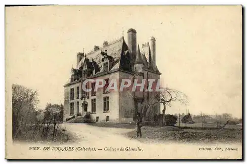 Cartes postales Environs de Touques Chateau de Glanville