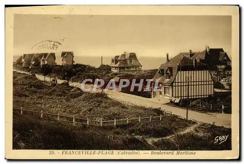 Cartes postales Franceville Plage Boulevard Maritime