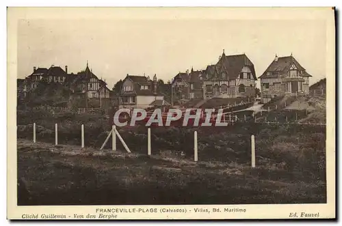 Cartes postales Franceville Plage Villas Bd maritime