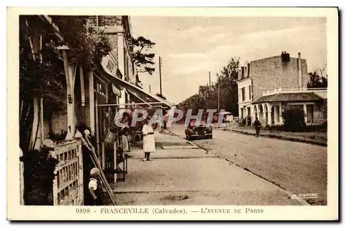 Ansichtskarte AK Franceville L Avenue De Paris