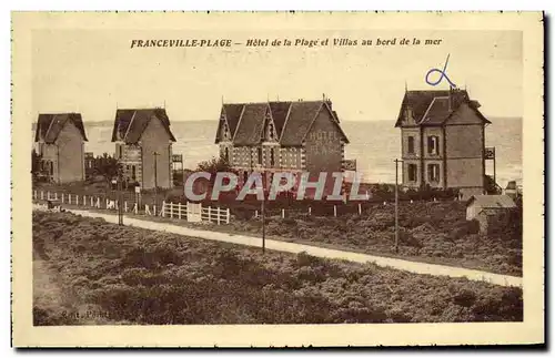 Ansichtskarte AK Franceville Hotel de la Plage et Villas au Bord de la Mer