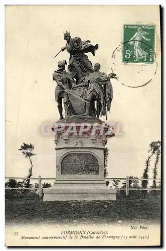 Ansichtskarte AK Formigny Monument commemoratif de la Bataille de Formigny aout