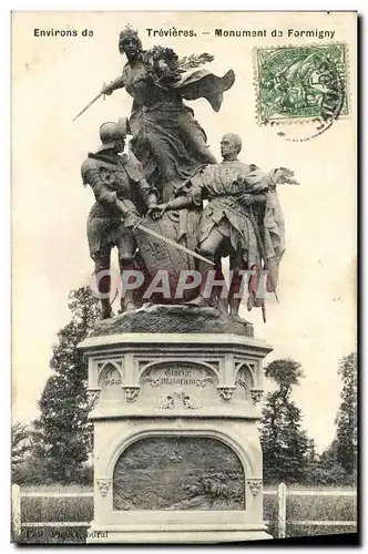 Cartes postales Environs de Trevieres Monument de Formigny