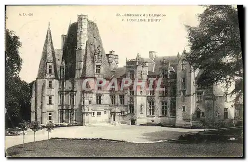 Ansichtskarte AK Chateaux de Calvados Fontaine Henry