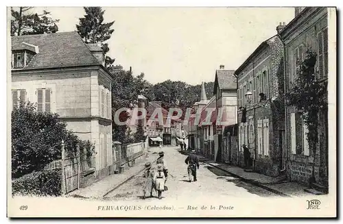 Cartes postales Fervaques Rue de la Poste