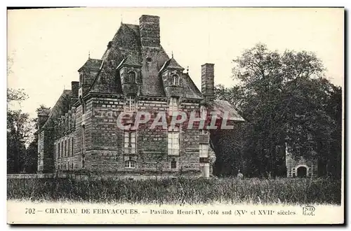 Ansichtskarte AK Chateau de Fervacques Pavillon Henri lV cote sud