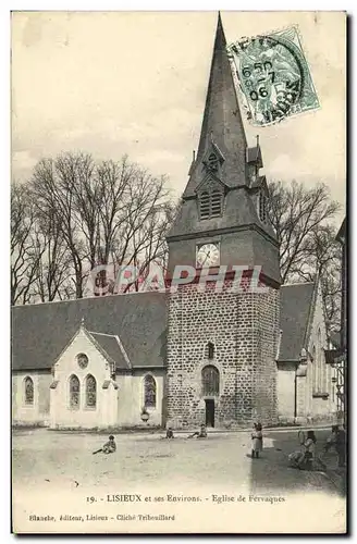 Cartes postales Lisieux et ses Environs Eglise de Fervaques