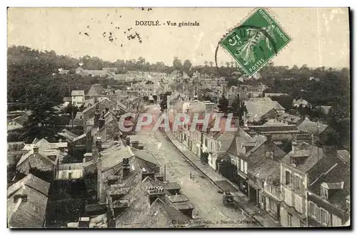 Cartes postales Dozule Vue generale