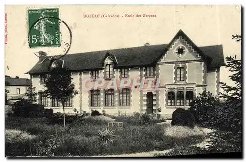 Cartes postales Dozule Ecole des Garcons