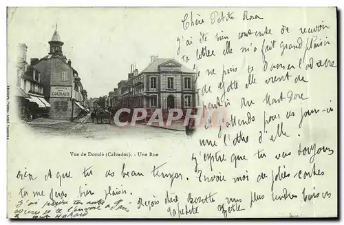 Cartes postales Vue de Dozule Une Rue