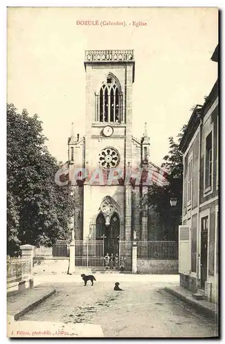 Cartes postales Dozule Eglise