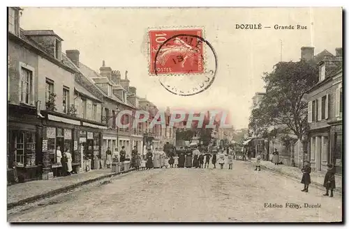 Cartes postales Dozule Grande Rue