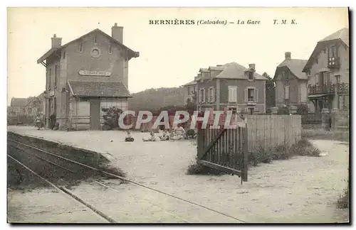 Cartes postales Bernieres La Gare