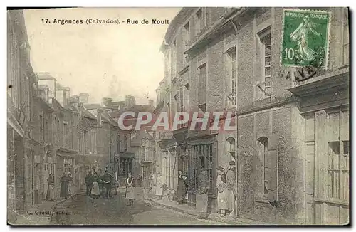 Cartes postales Argences Rue de Moult