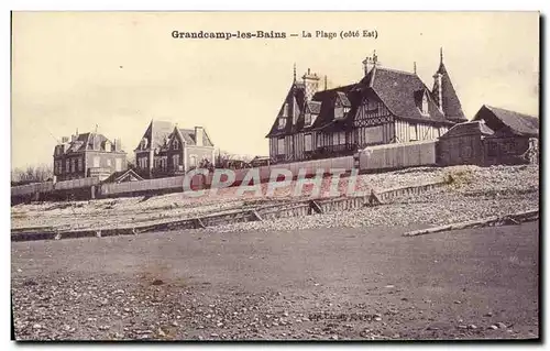 Ansichtskarte AK Grandcamp les Bains La Plage