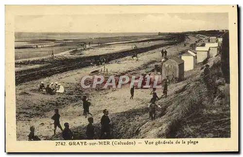 Ansichtskarte AK Graye sur Mer Vue generale de la Plage
