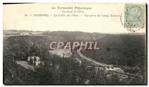 Ansichtskarte AK Grimbosq La Vallee de l Orne Vue prise du Camp Romain