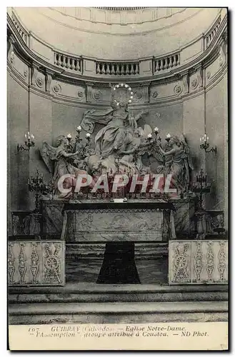 Cartes postales Guibray Eglise Notre Dame L Assomption groupe attribue a Coustou