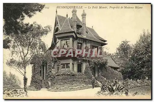 Cartes postales Hennequeville La Petit Manoir Propriete de Madame Rejane