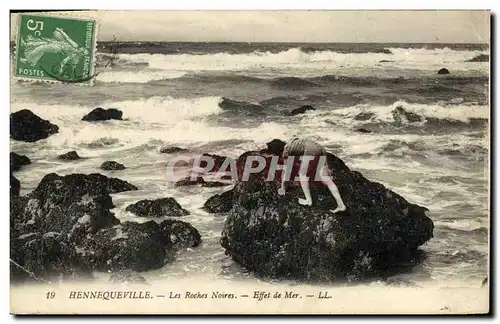 Cartes postales Hennequeville Les Roches Noires Effet de Mer