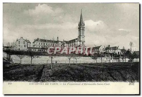 Cartes postales Environs de Caen Le Pensionnat d Herouville Saint Clair