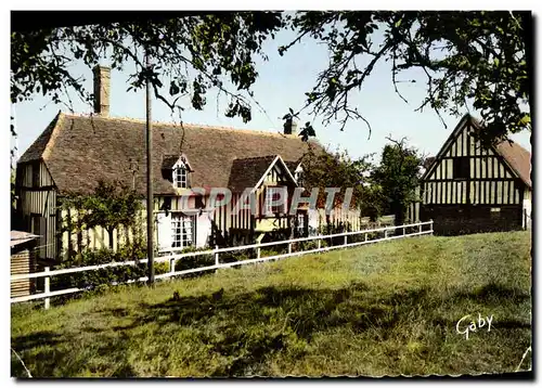 Moderne Karte Manoir Normand Heurtevent Vieille demeure Normande