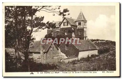 Cartes postales Le Home Sur Mer Villas sur la Dune a travers les pins