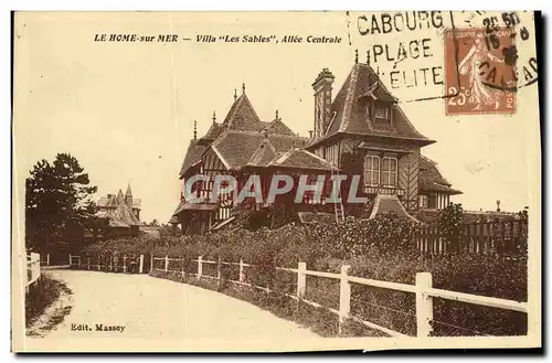 Cartes postales Le Home sur Mer Villa Les Sables Allee Centrale