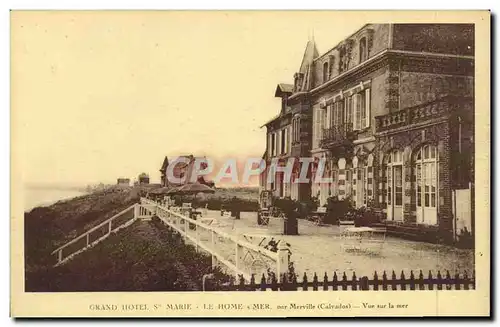 Ansichtskarte AK Le Home Sur Mer Vue sur la mer Grand Hotel Ste Marie