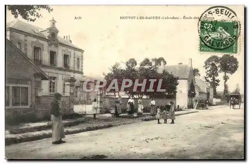 Cartes postales Hottot Les Bagues Ecole des Garcons TOP