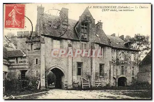 Cartes postales La Houblonniere Le chateau Vue interieure