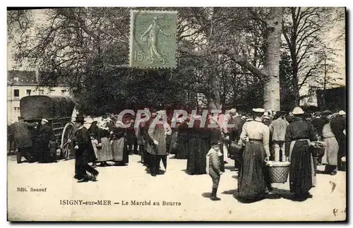 Cartes postales Isigny sur Mer Le Marche au Beurre TOP