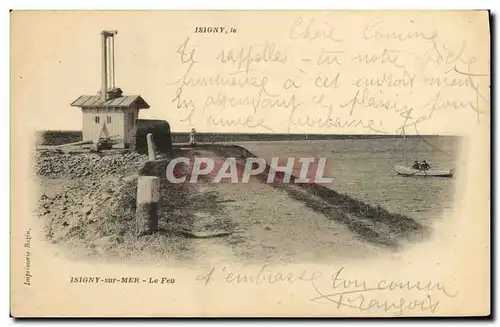 Cartes postales Isigny sur mer Le feu