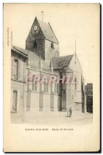 Ansichtskarte AK Isigny sur Mer Eglise St Georges