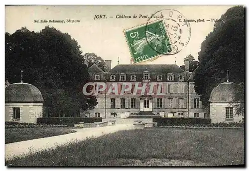 Ansichtskarte AK Jort Chateau de Pont Facade