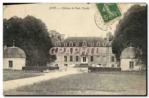 Ansichtskarte AK Jort Chateau de Pont Facade