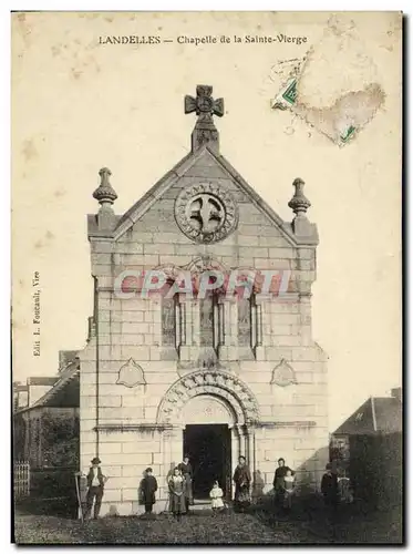 Ansichtskarte AK Landelles Chapelle de la Sainte Vierge