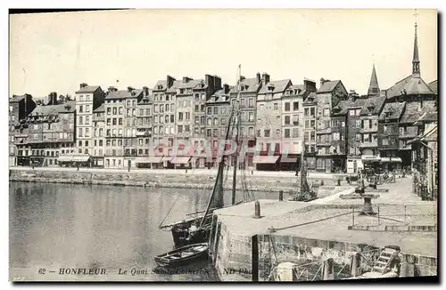 Cartes postales Honfleur Le Quai Sainte Catherine