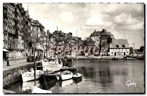 Moderne Karte Honfleur le Vieux Bassin